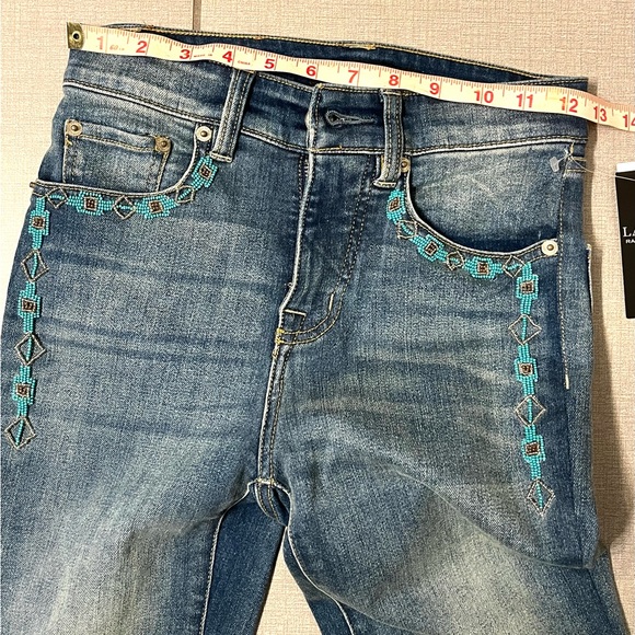 Lauren Ralph Lauren Mojave Blue Wash Jeans - Picture 7 of 15